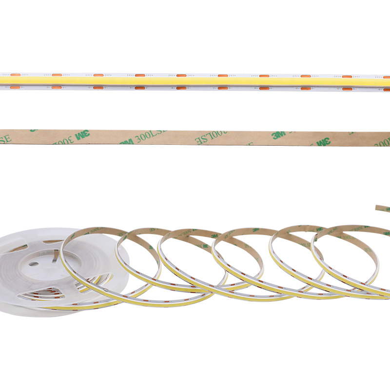 DC24V 10m Long CCT COB LED Strip Narrow Beam Spread No Voltage Drop DC24V 10m Long CCT COB LED Strip Narrow Beam Spread No Voltage Drop